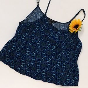 Blue Tribal Print Tank